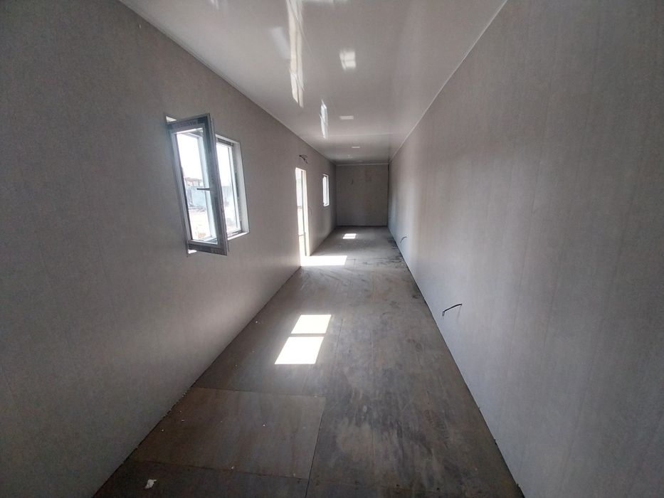 Кантейнир строительство общежития и туалета и КПП из контейнера