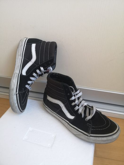 Ghete Vans old school piele întoarsă 36