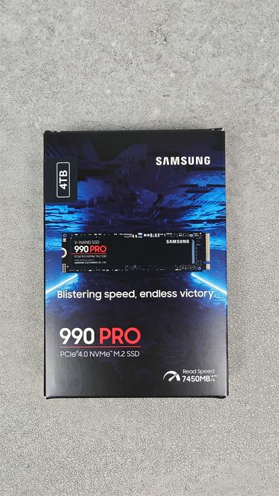 НОВ ! Samsung 990 PRO NVMe M.2 SSD 4TB, PCIe 4.0, 7450MB/s Read, 6900MB/s Write