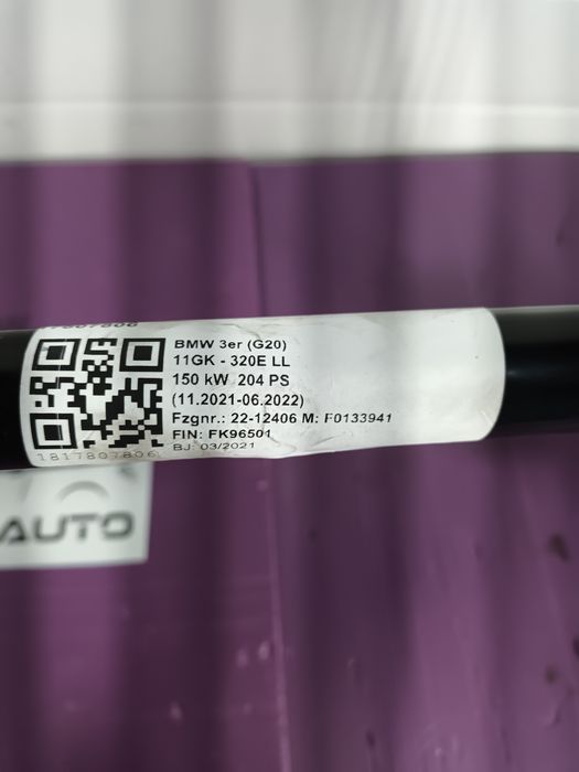 Bară stabilizator fata bmw g20 complet 320e