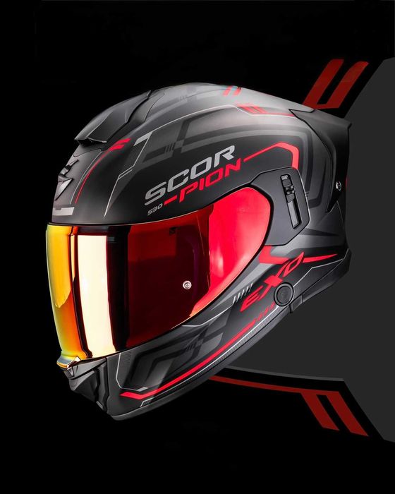 Каска SCORPION EXO-530 Air Slope Matt Black-Red