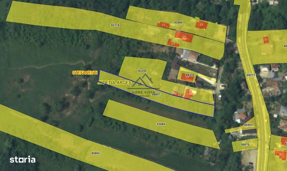 Teren intravilan+extravilan – Ștefănești. Comision 0%.