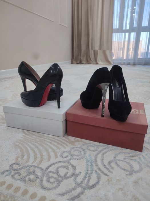 Замшевые туфли 35 размер