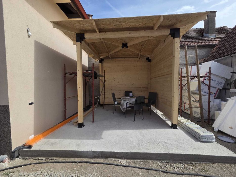 Foișor 3x3m - model Bucovina - Modular - livrare kit gata de asamblare