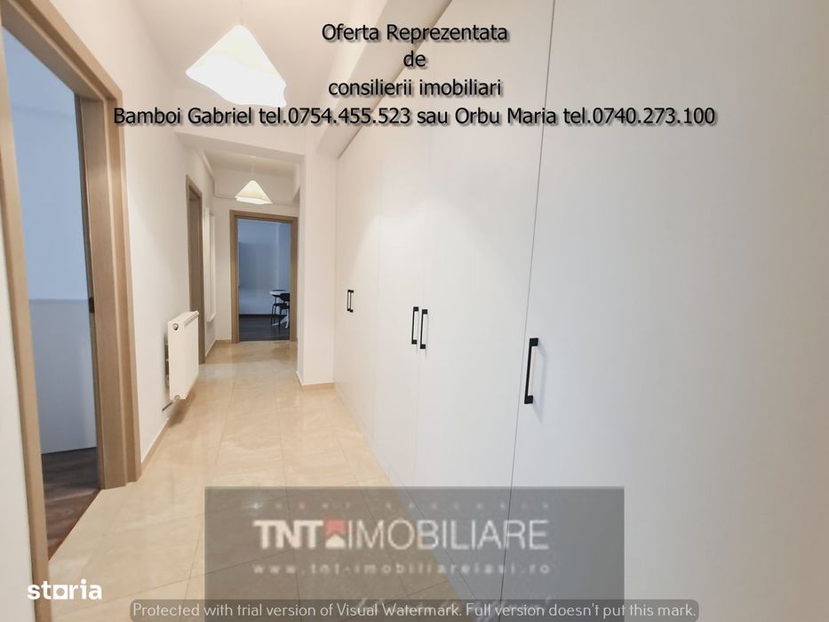 Apartament 3 camere decomandat bloc nou+1loc parcare zona Cug-Visoianu
