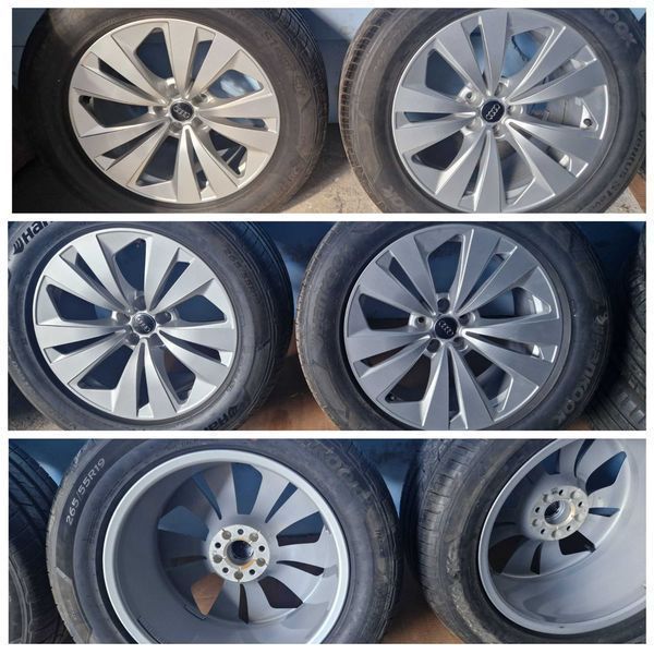 Audi Q8 R19/4M8 нови летни гуми с оригин. джанти
и датчици 265/55/R19