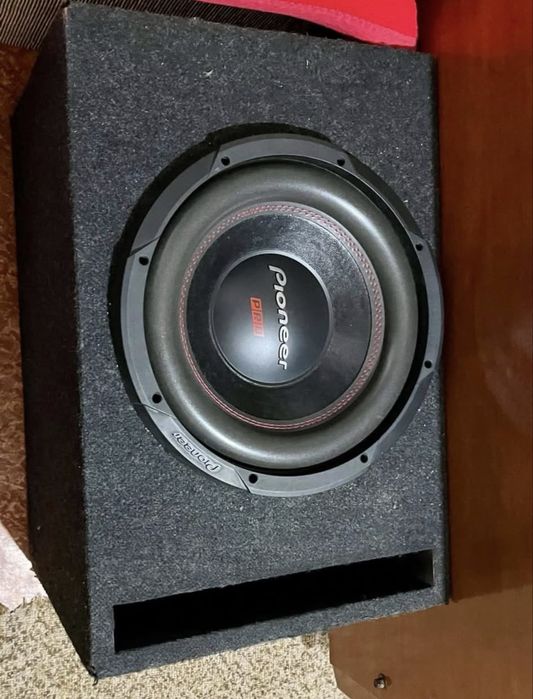 Бас каса Pioneer PRO 1500W + Усилвател Carpower (Топ сет)Мощен Бас комплект за кола
