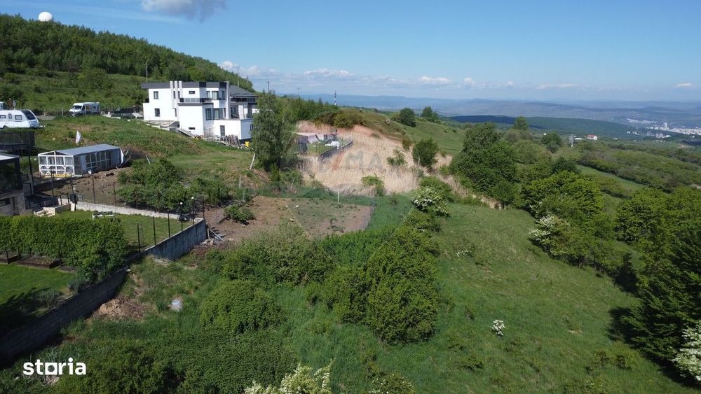 Teren 2685 mp cu panoramă Feleacu. Proiect rezidențial