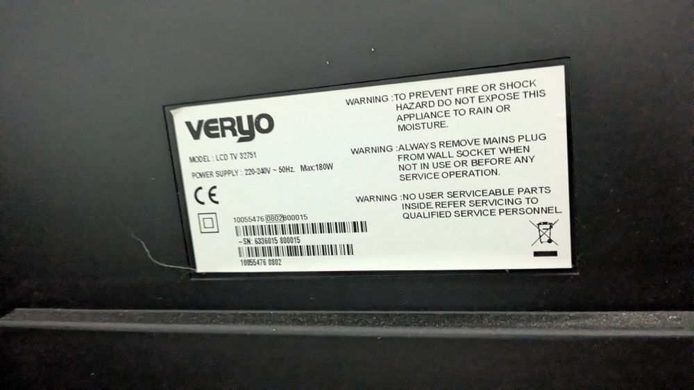 Veryo LCD, HD-Ready cu hdmi, 80 cm