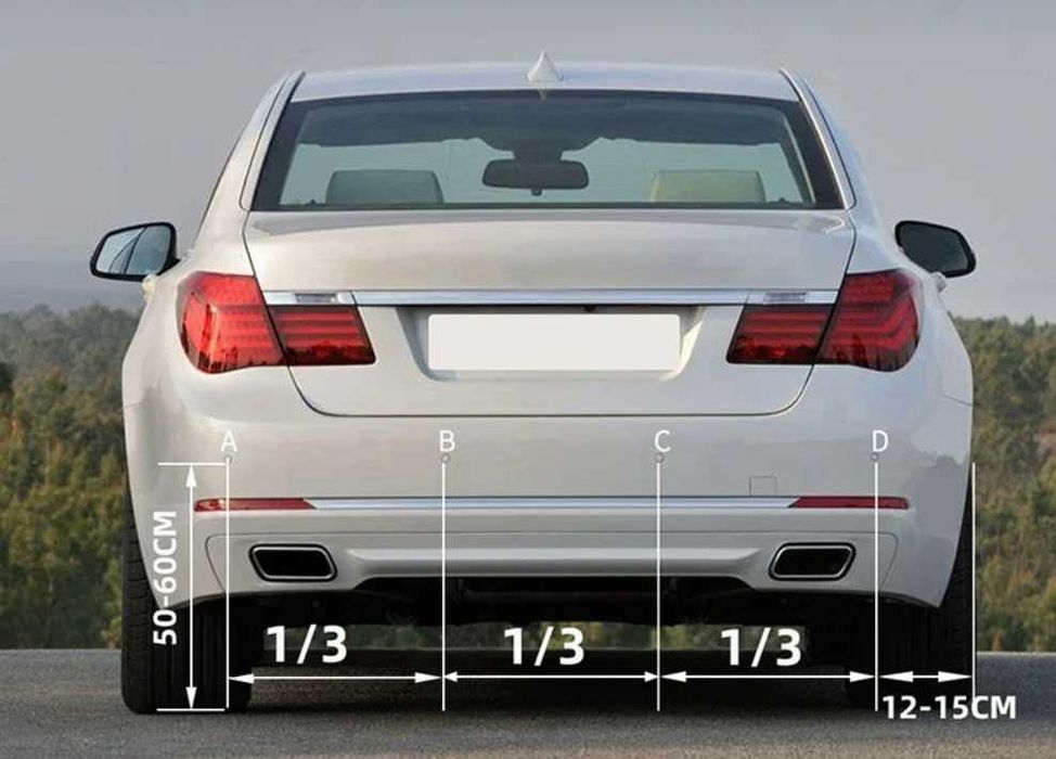 Парктроник с 4 датчика и LED дисплей