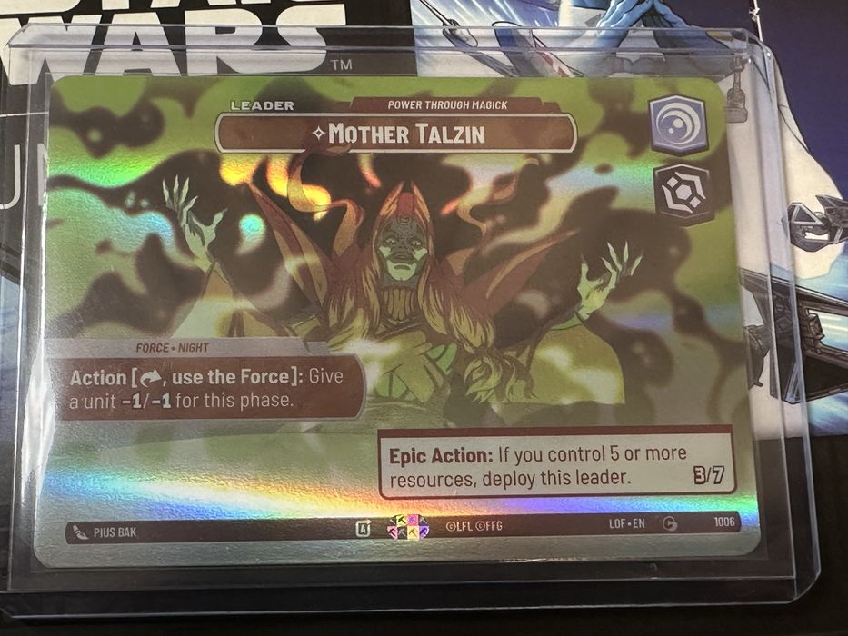 Star Wars Unlimited Mother Talzin Showcase