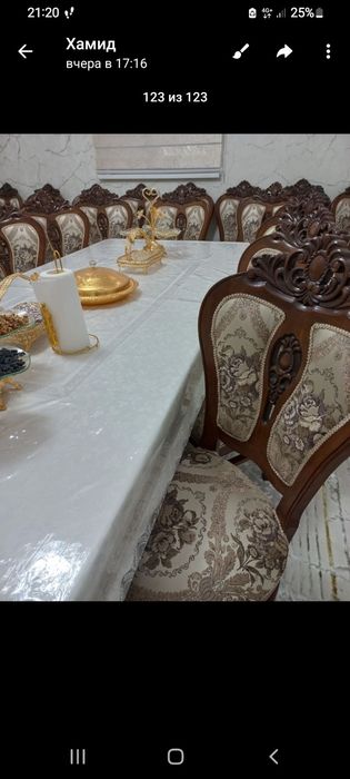 Стол ва суллар соилади