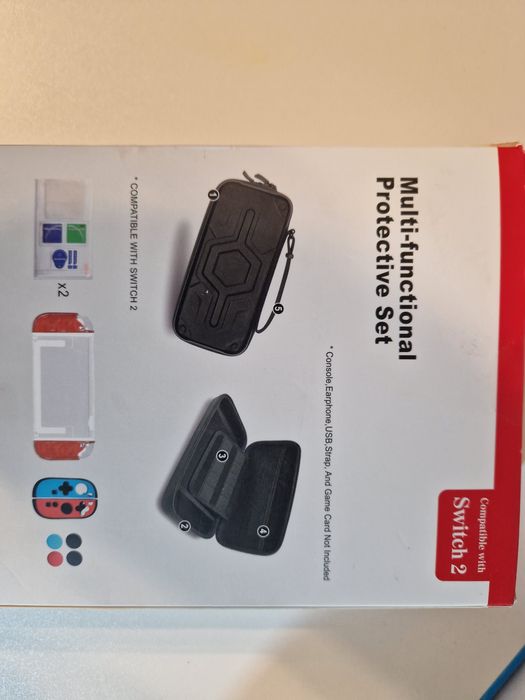Pachet protecție Nintendo Switch 2 (geanta, husa consola+joy-con etc.)