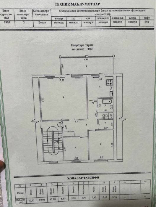 Квартира - Карасу 6; 4/2/5