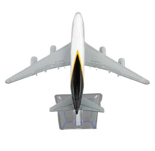 Macheta avion UPS Airlines Boeing B747, metal, 16 cm