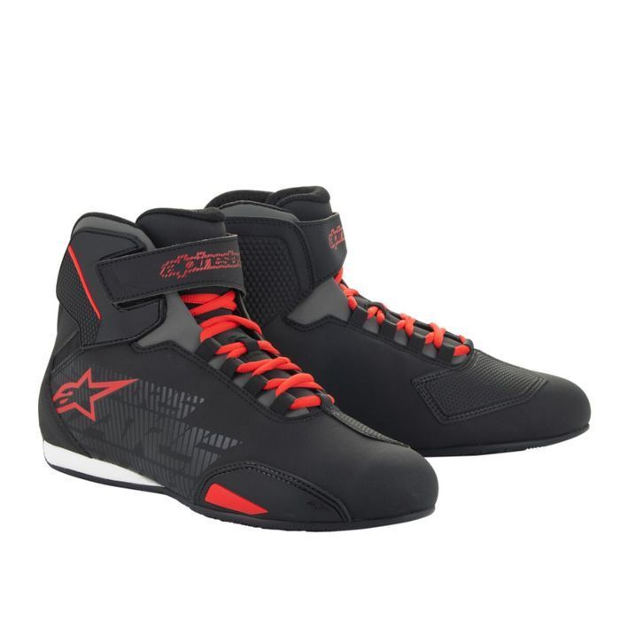Ghete Alpinestars Sektor negru/rosu
