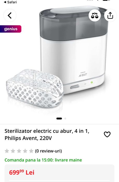 Vand sterilizator 4in 1 Philips Avent