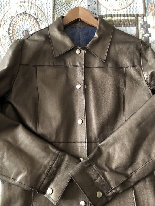 Продам кожанный плащ