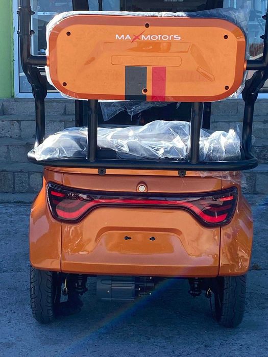 Електрическа триколка с таван MaxMotors 2000W/60V/25AH - ORANGE