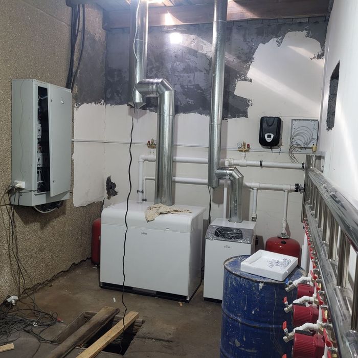 Установка дымохода