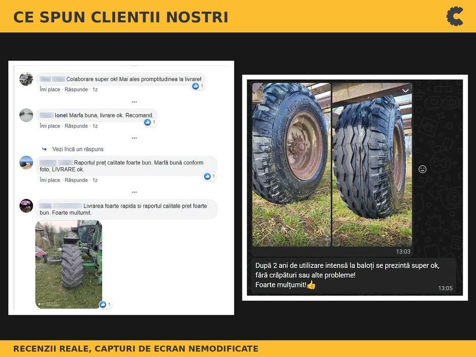 Anvelope Cauciucuri 365/80R20 365 80 R20 3658020 365 80R20 14.5R20 Continental Tractor Utilaje Agricole Radial SH Second Hand GARANTIE Garantie 1 An
