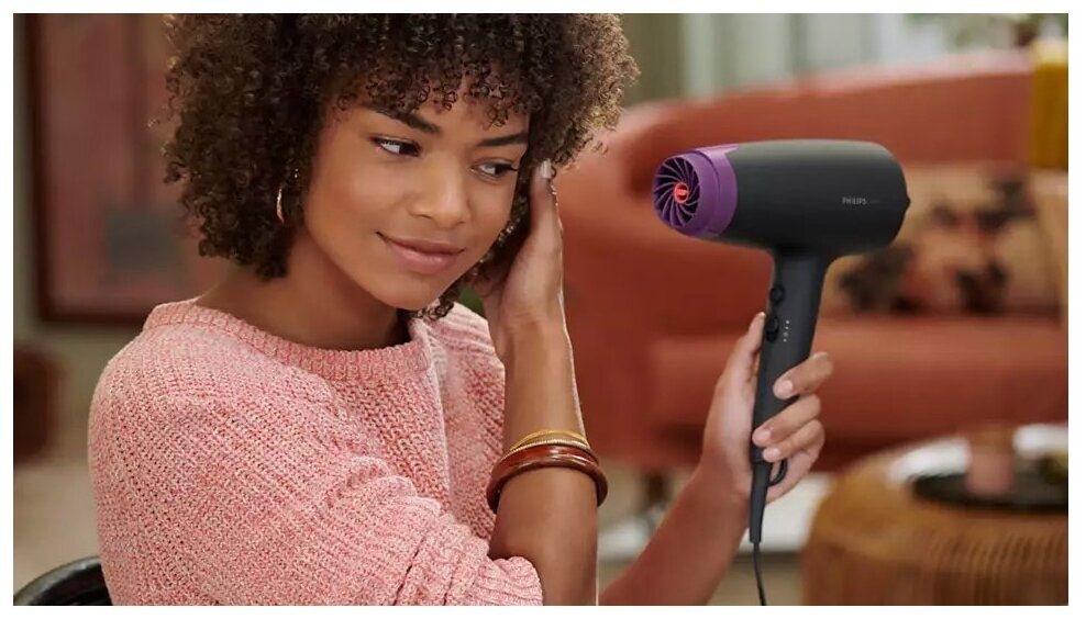 Фен Philips BHD351/30, чёрный