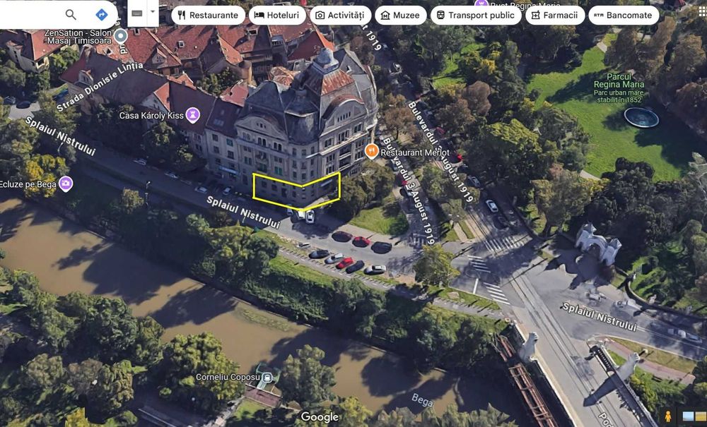 Spatiu central in Palatul Bailor Neptun