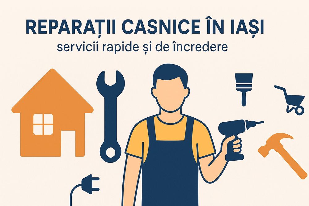 Reparații casnice în Iași – meșter la domiciliu, servicii rapide