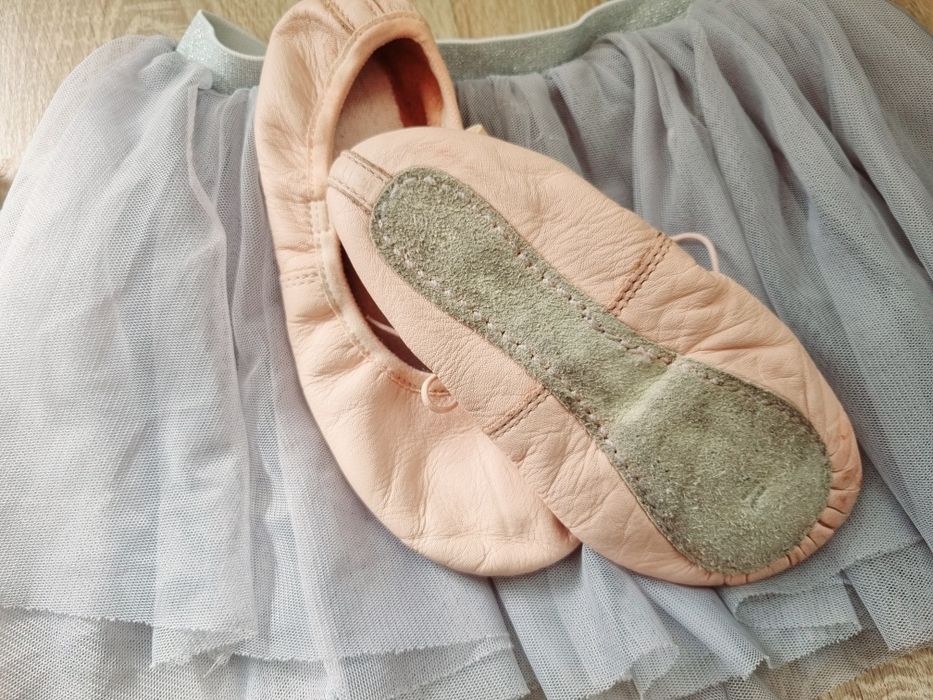 Детски кожени туфли за цял балет - 31/32 номер