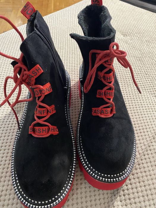 Боти от велур н.37