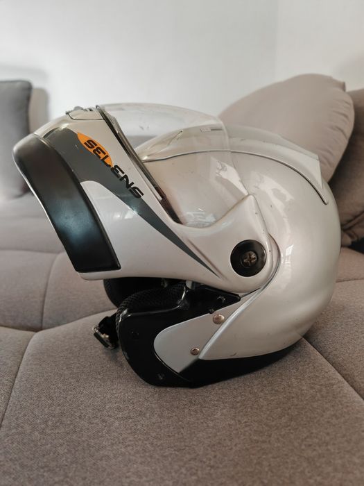 vand cască open face Peugeot,xl mărime, gri.