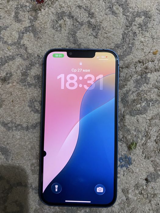 Айфон 13 128 GB цвет синий