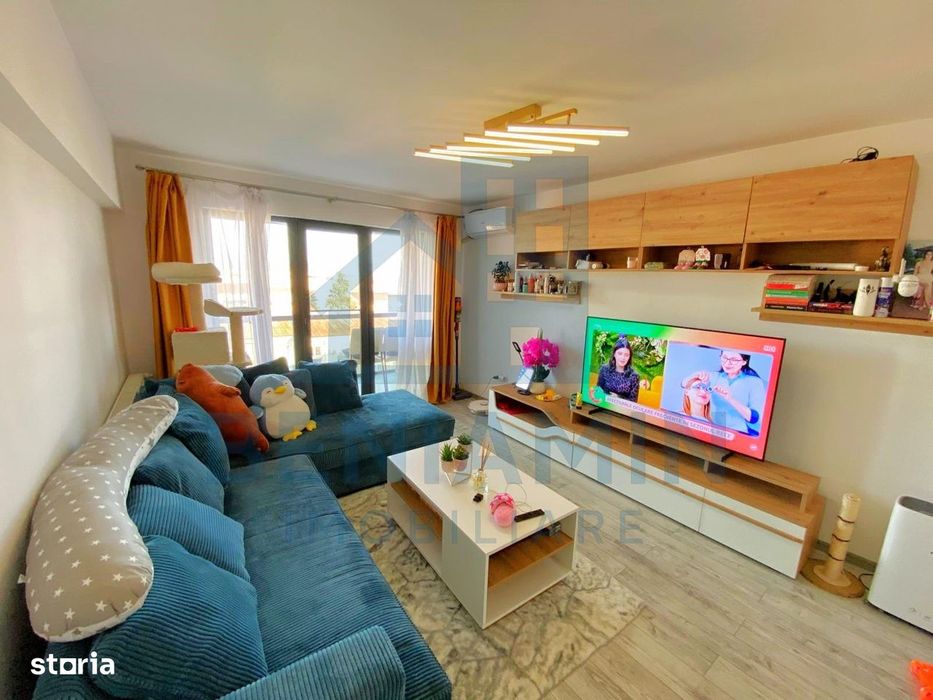 2 camere decomandat -centrala -1982 -renovat -mobilat -Electroputere