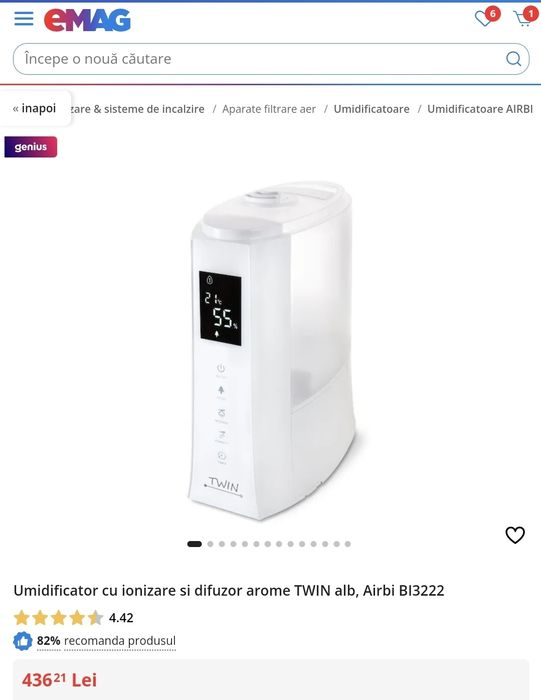 Umidificatoarele cu ultrasunete TWIN
