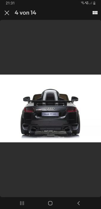 Audi TT masina de copii cu telecomanda adusa din Germania