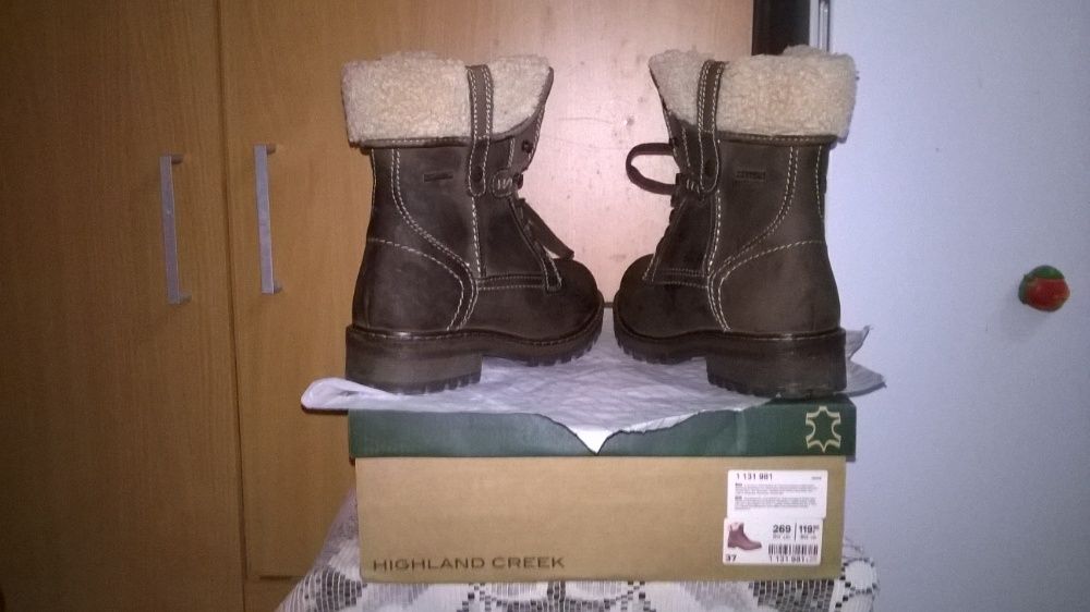 Vand ghete dama "highland creek", piele naturala impermeabila