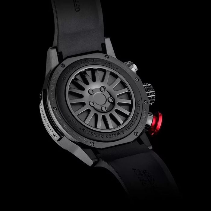 Edox Chronorally Black Dial Men's