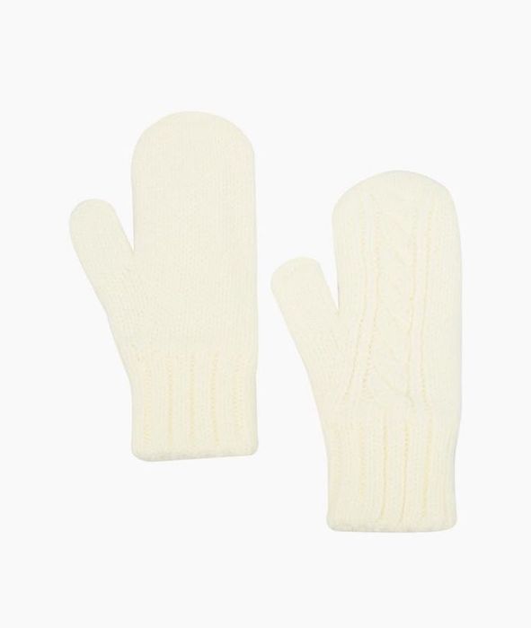 Капор + варежки с альпакой