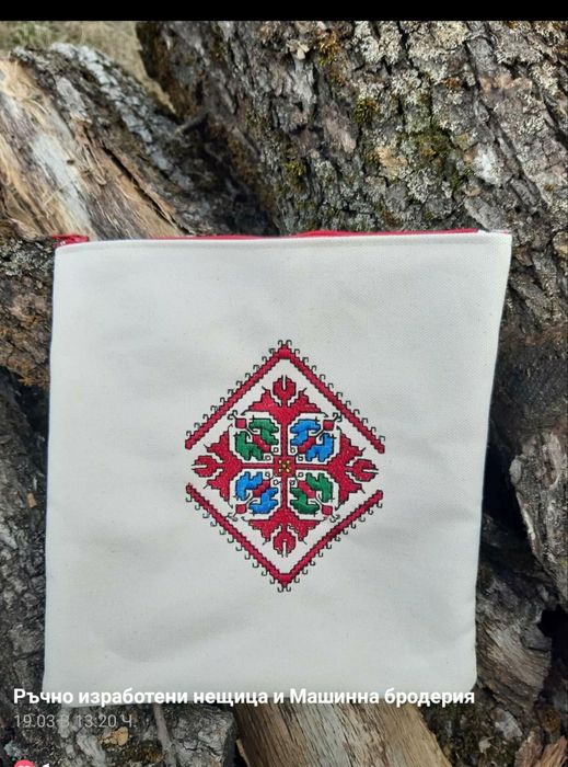 Несесер с бродерия шевица