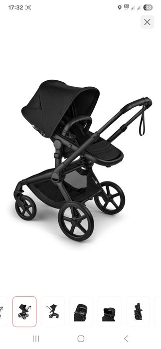 Коляска универсальная 2 в 1 Bugaboo , черный
