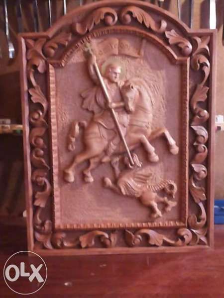 Дърворезба - икони,домашни иконостаси,ловни трофеи,ритуални ку