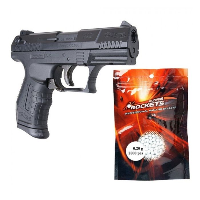 ~ Pistol IEFTIN si PUTERNIC !! *1.2 J* (Walther) Airsoft + Munitie Arc