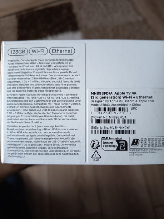 Apple TV 4K ,generatia3