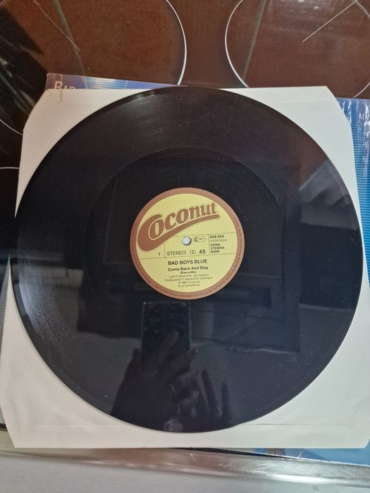 Vynil/ vinil/ disc Bad Boys Blue maxi single Come back ans stay