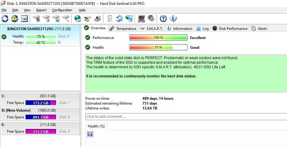 SSD Solid State Drive Kingston A400 120GB SATA 3 2.5 SA400S37/120G