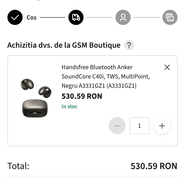 Casti Wireless Open Ear Anker Soundcore Noi in cutie nu Huawei freeclip