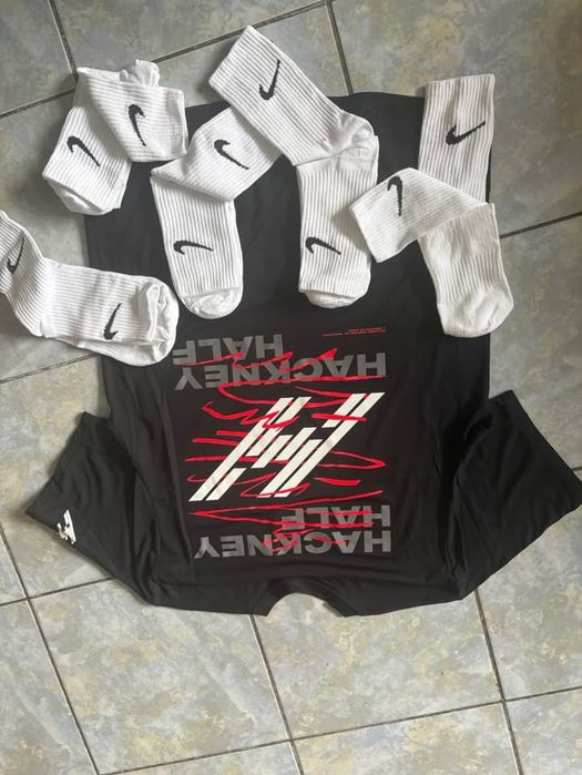 Pachet 5 ciorapi + tricou nike
