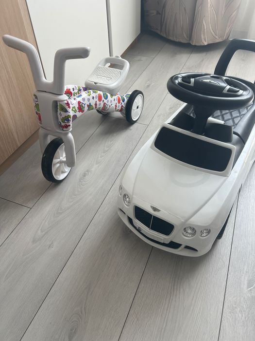 количка за бутане и колело за баланс