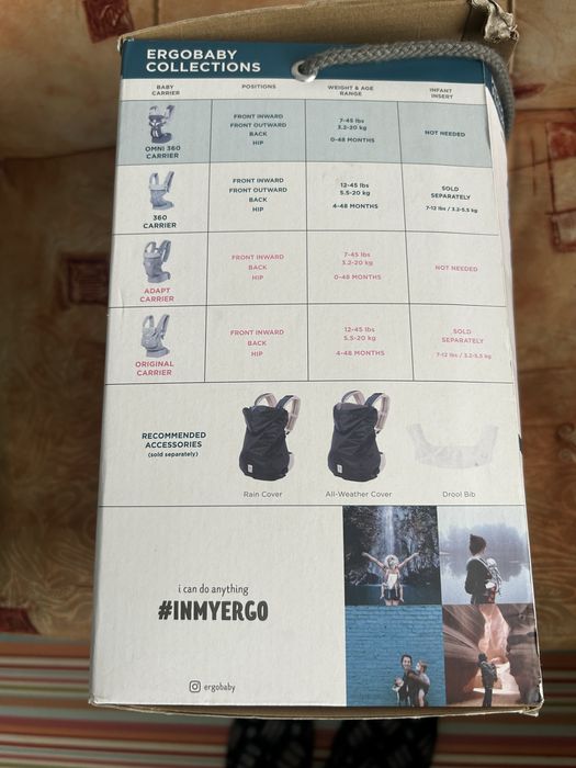 Раница за бебе до 11кг