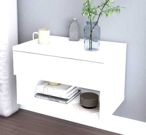 Нощно шкафче Jamot - Бяло